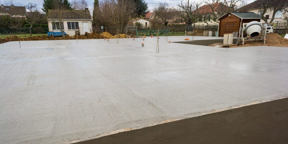 coûte une dalle de béton de 100m2